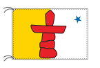 TOSPA ヌナブト準州の旗 カナダの州旗 120×180cm テトロン製 日本製 世界各国の州旗シリーズ