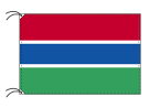 TOSPA ガンビア 国旗 90×135cm テトロン製 日本製 世界の国旗シリーズ