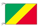 TOSPA コンゴ共和国 国旗 70×105cm テトロン製 日本製 世界の国旗シリーズ