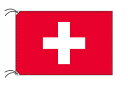 TOSPA スイス 国旗 70×105cm テトロン製 日本製 世界の国旗シリーズ
