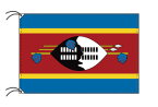 TOSPA エスワティニ 旧名 スワジランド 国旗 90×135cm テトロン製 日本製 世界の国旗シリーズ
