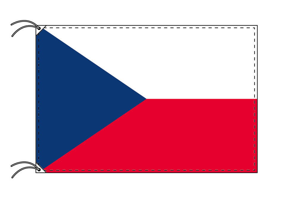 TOSPA チェコ 国旗 120×180cm テ...の商品画像