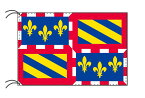 TOSPA ブルゴーニュ地域圏 フランス地域圏の旗 州旗（100×150cm）