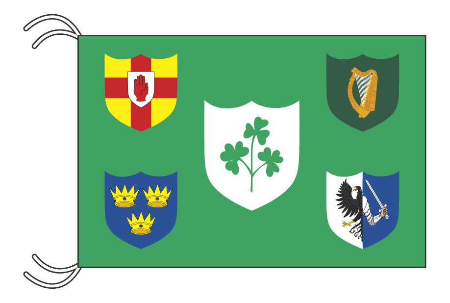 楽天トスパ世界の国旗販売ショップTOSPA アイルランド ラグビー代表 旗 MLサイズ 45×67.5cm テトロン製 日本製 世界の国旗シリーズ
