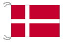 TOSPA デンマーク 国旗 MLサイズ 45×67.5cm テトロン製 日本製 世界の国旗シリーズ