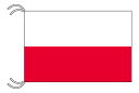 TOSPA ポーランド 国旗 MLサイズ 45×67.5cm テトロン製 日本製 世界の国旗シリーズ 1
