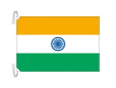 インド 国旗 Lサイズ 50×75cm テトロン製 日本製 世界の国旗シリーズ その1