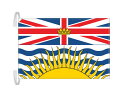 TOSPA ブリティッシュコロンビア州の旗 カナダの州旗 Lサイズ 50×75cm テトロン製 日本製 世界各国の州旗シリーズ