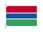 TOSPA ガンビア 国旗 Lサイズ 50×75cm テトロン製 日本製 世界の国旗シリーズ