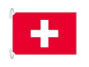 TOSPA スイス 国旗 Lサイズ 50×75cm テトロン製 日本製 世界の国旗シリーズ