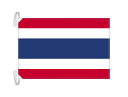 TOSPA タイ 国旗 Lサイズ 50×75cm テトロン製 日本製 世界の国旗シリーズ その1