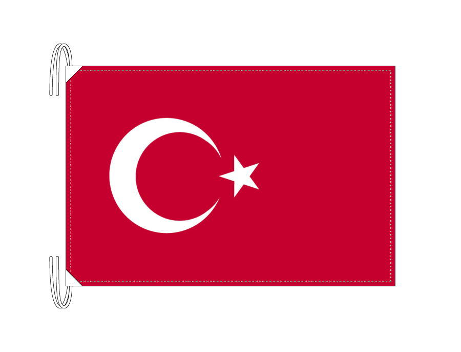 TOSPA トルコ 国旗 Lサイズ 50×75c...の商品画像
