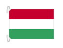 TOSPA ハンガリー 国旗 Lサイズ 50×75cm テトロン製 日本製 世界の国旗シリーズ