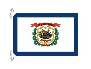 TOSPA ウェストバージニア州旗[アメリカ合衆国の州旗 50×75cm 高級テトロン製]