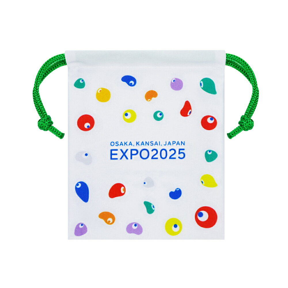 Rakuten - EXPO2025 VI ミニ巾着 ともだち 白 2025大阪・関西万博公式ライセンス商品
