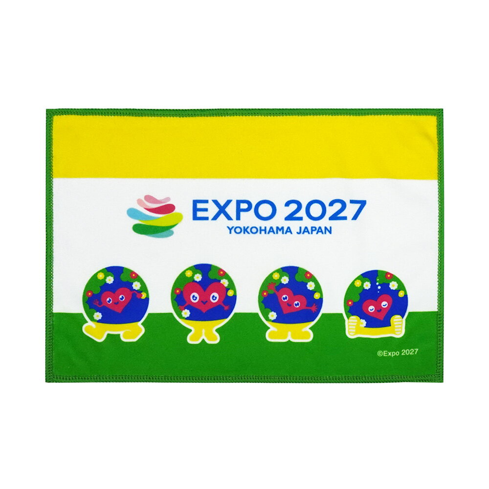 EXPO2027 トゥンクトゥンク ハンカチフラッグ 白 2027年国際園芸博公式ライセンス商品