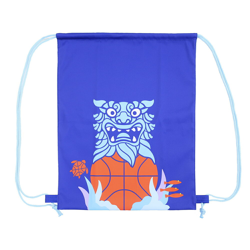 FIBA バスケットボール ワールドカップ 2023 公式ライセンス商品 ビッグポーチ 青 W340×H440mm ポリエステル100％のサムネイル