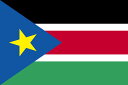 南スーダン国旗セット Sサイズ[25×37.5cm・ポール・マグネット付き]あす楽対応・安心の日本製