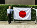 日本国旗　日の丸・水をはじく撥水加工付き[テトロン・120×180cm]あす楽対応・安心の日本製