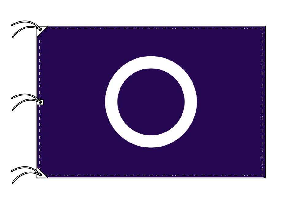 TOSPA 前橋市旗 群馬県県庁所在地の市の旗 140×21