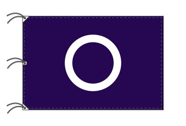 前橋市の市旗(群馬県・県庁所在地）（サイズ：140×210cm)テトロン製・日本製