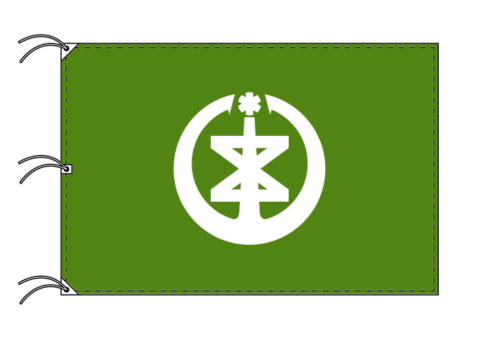 新登場！ 全国47県庁所在地の市旗シリーズ ショップやお部屋の飾りに！日本代表応援やスポーツ応援に！ 全国47県庁所在地の市旗はすべて統一価格！ (※ポールは別途販売品となります。） シワになりにくい！ 雨に濡れても乾きが早い！高級テトロン製！ 繊維に強度があり耐久性があります！ 染色堅牢度（色落ちしにくさ）も最高クラスなので安心！ ※こちらの県庁所在地の市旗は受注後に生産いたします。 お届けに7〜10日程度の納期をいただきます。 ●基本仕様 国旗サイズ：140×210cm 材質：テトロン（トロピカル） 縫製：四方ミシン縫製・白レザーハトメ加工/ヒモ付き ●国旗の掲揚イメージ ※ポールは別途販売品です。コチラから購入下さい。 下記にもおすすめのポール画像あります。 ●別サイズの世界の国旗シリーズは下記へ！豊富な品揃え！ 世界の国旗（50×75cm） 世界の国旗（70×105cm） 世界の国旗（90×135cm） 世界の国旗（100×150cm） 世界の国旗（120×180cm） 世界の国旗（140×210cm） 世界の国旗・卓上旗（16×24cm） 世界の国旗・手旗（25×37.5cm） 世界の国旗・ミニフラッグ（10.5×15.7cm） ●紋章などの細かい部分も忠実に染めてあります！ 今まではなかなか染色が難しかった細かい紋章も表裏キレイに 鮮明・忠実に再現されています。 下記の画像は実際のTOSPAのスペイン国旗の紋章部分の裏と表を デジタルカメラで撮影したものです。 ●裏まで綺麗に染まっています！ 表も裏も綺麗に染まっています！ 染色堅牢度（色落ちしにくさ）も最高位の試験結果を得ています（下記参照ください） ●信頼のブランド「TOSPA」タグ（国旗名・サイズ）付きです！ ポール側（左側）2ヶ所に白レザーハトメ・ひも付き・国名タグ付き。 周囲も丁寧にミシン縫製してあります。 すべてTOSPAの国内工場での生産です。 ●TOSPA世界の国旗シリーズ特長 ●旗生地はテトロンを採用！ ・テトロンはサラッとした爽やかでしなやかな風合いがあります。 ・繊維に強度があり耐久性に優れています。 ・雨に濡れても乾きが早く、シワになりにくいです。 ・軽く、風によくなびきます。 ・保管時に虫害の心配が少ないです。 ●色鮮やかな染色! ・表裏がキレイに鮮明に染めあがっています。 ・各国の紋章や図柄も驚くほど高精細に色鮮やかに染めあがっています。 ・染色後もテトロンのしなやかな風合いはそのままです。 ・一度手にとって見てください。染色や風合いの良さをご理解いただけます。 ●優れた染色堅牢度（色落ちしにくさ） ・テトロンの旗は色落ちするのでは？という心配はございません。 ・耐光堅牢度、洗濯堅牢度、摩擦堅牢度（色落ちしにくさ）は最高水準です。 ・日本紡績検査協会の試験結果は下記に記載の通りです。 ●品揃えが豊富! ・国連加盟国はすべて網羅し、その他の地域も含めて世界約200カ国の国旗をご用意しています。 ・ミニフラッグから大型掲揚旗まで7種のバリエーションがあります。 ●高品質で低価格！ ・同一サイズの世界の国旗はすべて同一価格です。しかも低価格です。 [日本紡績検査協会堅牢度試験証明書（番号039261-1）] ●耐光堅牢度（3/4級試験）4級以上 ●洗濯堅牢度　変退色4〜5級　汚染（綿）5級（絹）5級 ●摩擦堅牢度　乾燥5級　湿潤5級 ※5級が最高位の染色堅牢度（色落ちしにくい）を表します。全国47県庁所在地の市旗の販売！！
