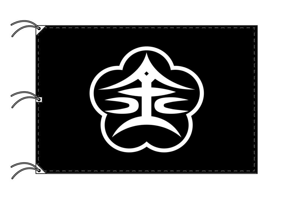 TOSPA 金沢市旗 石川県県庁所在地の市の旗 140×210cm テトロン製 日本製 日本の県庁所在地旗シリーズ