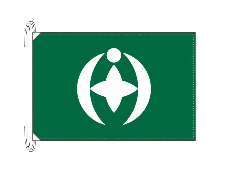 TOSPA 千葉市旗 千葉県県庁所在地の市の旗 Lサイズ 50×75cm テトロン製 日本製 日本の県庁所在地旗シリーズ