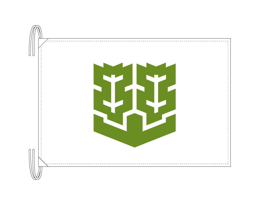 TOSPA 松山市旗 愛媛県県庁所在地の市の旗 Lサイズ 50×75cm テトロン製 日本製 日本の県庁所在地旗シリーズ