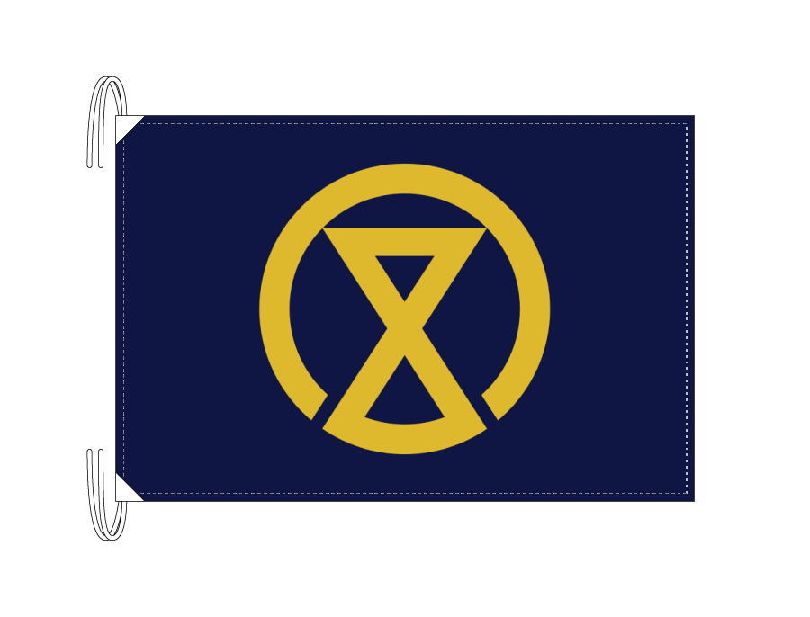 TOSPA 宮崎市旗 宮崎県県庁所在地の市の旗 Lサイズ 50×75cm テトロン製 日本製 日本の県庁所在地旗シリーズ