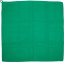 ループ付カラースカーフ ミニ緑(1790) 45×45cm ポリエステル製 運動会
