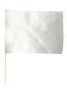 無地色旗 サテン特大旗 シルバー(14423) 運動会向け 60×80cm 棒付き 素材ポリエステルサテン