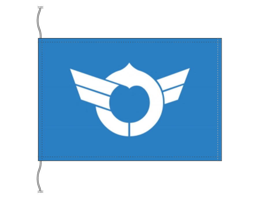 TOSPA 滋賀県旗 日本の都道府県の旗 卓上旗 旗サイズ16×24cm テトロントロマット製 日本製 日本の都道府県旗シリーズ