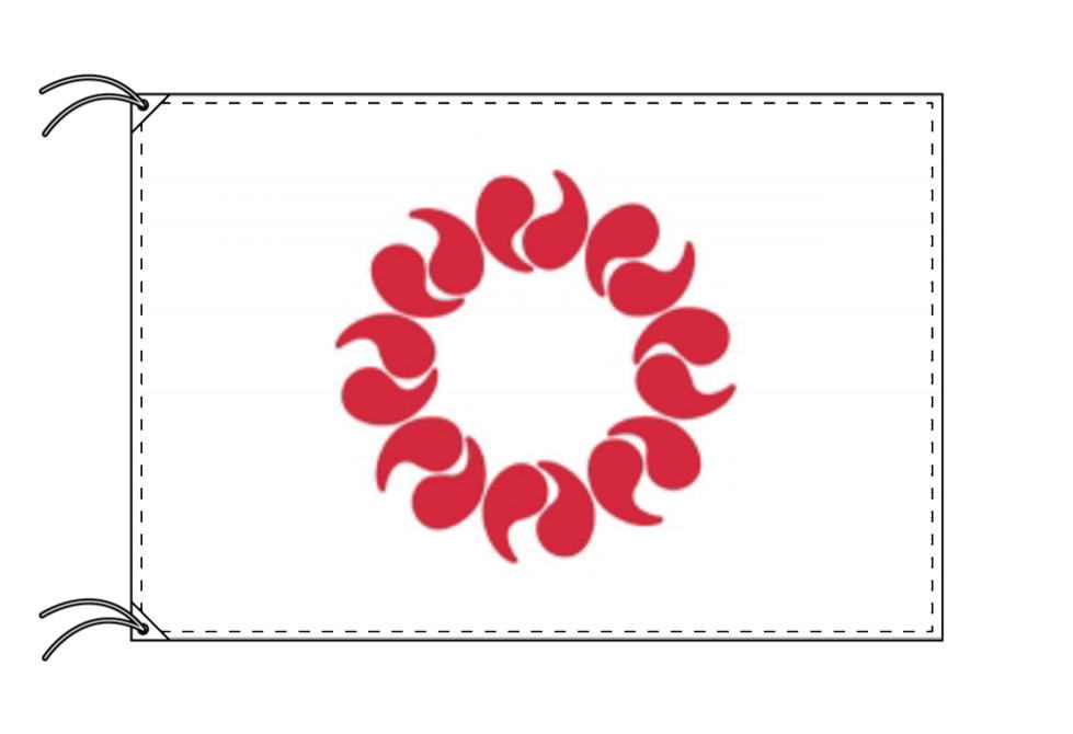 TOSPA 埼玉県旗 日本の都道府県の旗 70×105cm テトロン製 日本製 日本の都道府県旗シリーズ