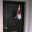 TOSPA 日の丸マンションSサイズ国旗セット テトロン 25×37.5cm日本国旗 磁石取り付け部品 ビニールケースのセット 日本製