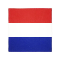 TOSPA バンダナ オランダ 国旗柄 綿100％ 52×52cm 日本製 お弁当チーフ ハンカチ
