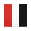 TOSPA バンダナ 3色旗 綿100% 52×52cm 日本製 お弁当チーフ ハンカチ