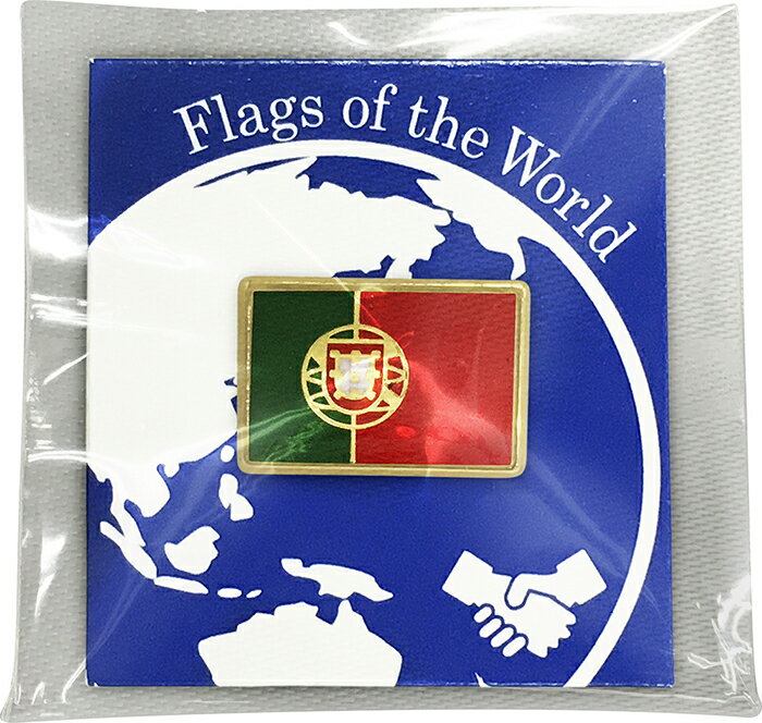 TOSPA ピンバッジS ポルトガル国旗 8×