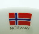 フラッグマグカップ ノルウェー 国旗柄 満水容量380ml 陶磁器製 日本製 2