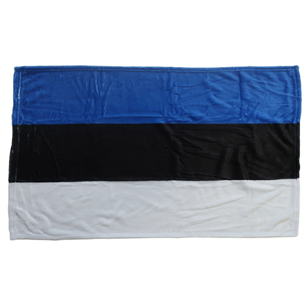 楽天トスパ世界の国旗販売ショップTOSPA ブランケット エストニア 国旗柄 約60×90cm マイクロファイバー生地 スポーツ観戦応援フラッグ兼用ひざ掛け