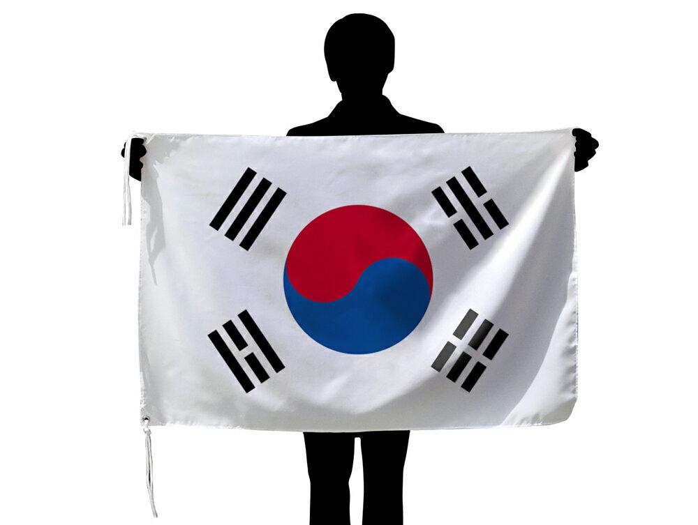 TOSPA 大韓民国 韓国 国旗 70 105cm テトロン製 日本製 世界の国旗シリーズ