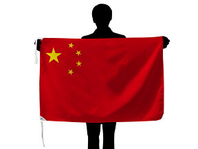 中国　国旗・五星紅旗[70×100cm・ポリエステル100％]