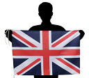 TOSPA 世界の国旗 イギリス国旗 ユニオンジャック 50×72cm ポリエステル100％