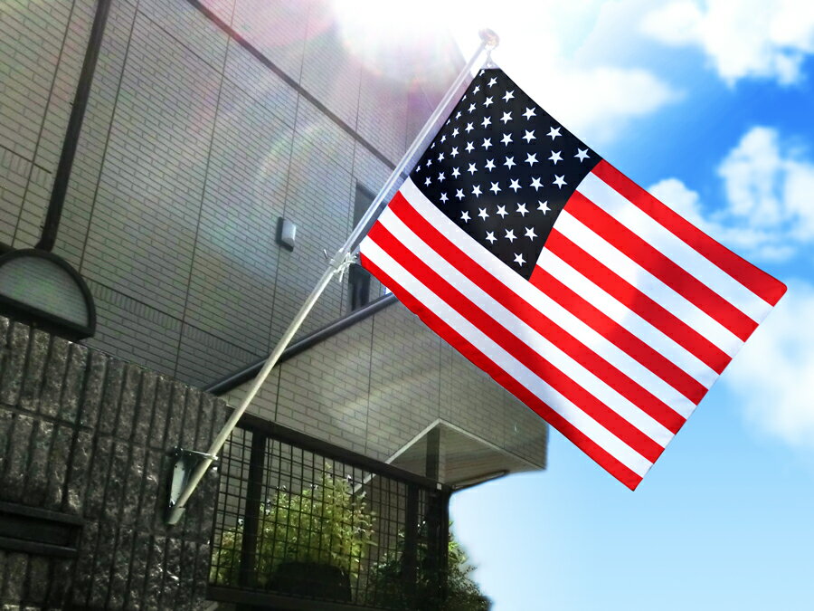 TOSPA 台湾旗 緑の台湾島 WTC 旗 DXセット 70×105cm旗 アルミ合金ポール 壁面設置部品のセット 日本製 世界の国旗シリーズ 2