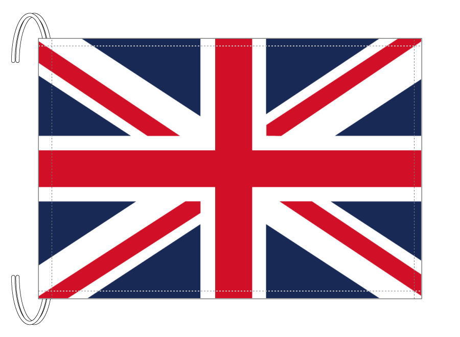 【訳あり】 イギリス 英国 UK 国旗 ユニオンジャック Aサイズ 34×50cm 木綿製