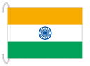 TOSPA インド 国旗 Mサイズ 34×50cm テトロン製 日本製 世界の国旗シリーズ(3)