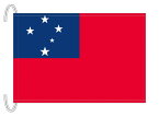 TOSPA サモア 国旗 Mサイズ 34×50cm テトロン製 日本製 世界の国旗シリーズ