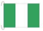 TOSPA ナイジェリア 国旗 Mサイズ 34×50cm テトロン製 日本製 世界の国旗シリーズ