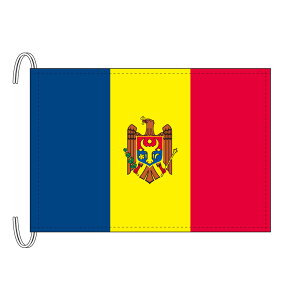 TOSPA モルドバ 国旗 Mサイズ 34×50cm テトロン製 日本製 世界の国旗シリーズ