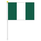TOSPA ナイジェリア 国旗 ポータブルフラッグ 旗サイズ25×37.5cm テトロン製 日本製 世界の国旗シリーズ